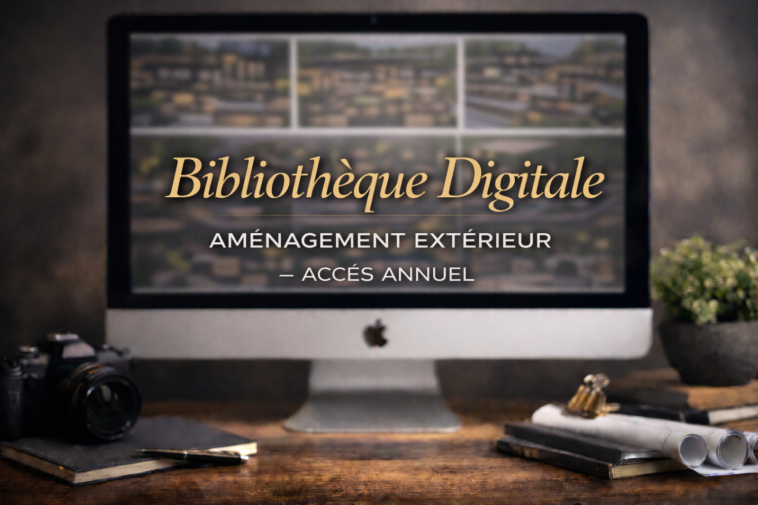 Bibliothèque Digitale Aménagement Extérieur – Accès Annuel